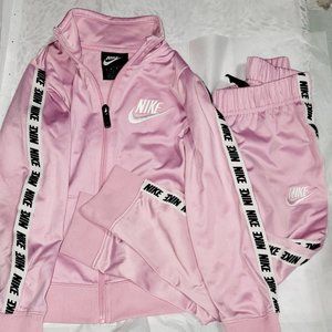 Nike Barbie Pink Tracksuit Jacket and pants set